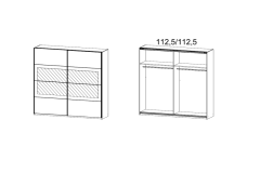 226X210X62 cm