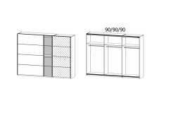 271X210X65 cm