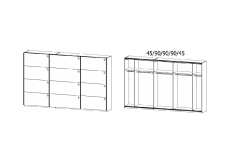 361x229x62 cm
