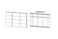 361x229x62 cm