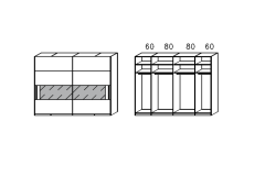 280x223x68cm
