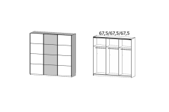 203x210x62 cm