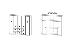 226x210x54cm