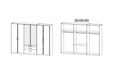 271X210X52 cm