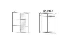 175X210X59 cm