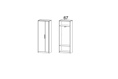 69X197X41 cm