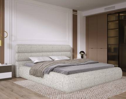 Cadru pat tapitat JOLLY SR 140/ 160/ 180cm personalizabil 