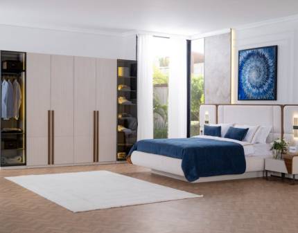 Dormitor LINA CU PAT DE 160X200CM