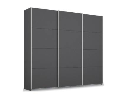 Dulap cu usi glisante KULMBACH 203x210x62cm gri metalic configurabil