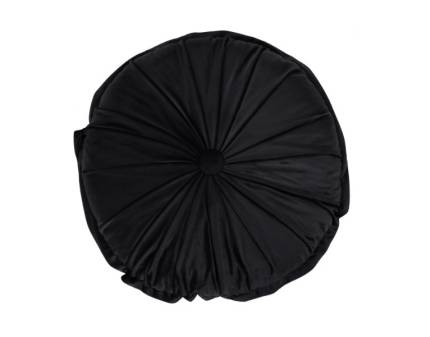 Perna decorativa rotunda black