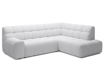 Coltar cu reglaj electric COCOON L personalizabil 267x207cm