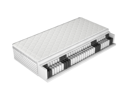 Saltea formata din 2 baze unite prin topper (160x200cm) UNIQUE SILVER