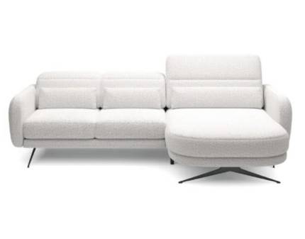 Coltar cu reglaj electric BARILLO S cu tetiere reglabile, personalizabil 261x170cm