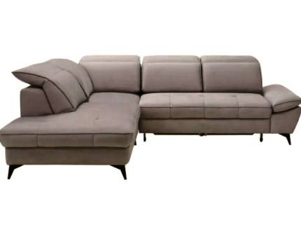 Coltar extensibil SIERRA cu lada pentru depozitare, tetiere reglabile 297x252-267cm