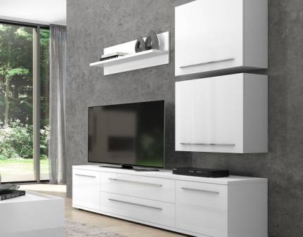 Set living mini PIANO WHITE 