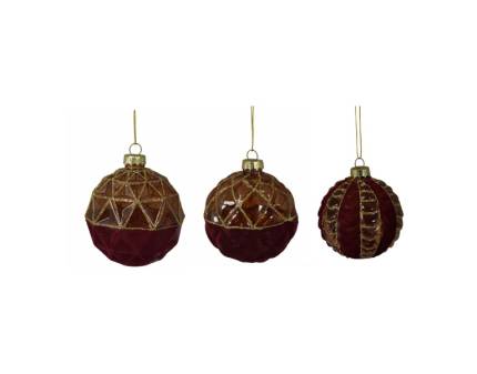 Glob burgundi 8cm