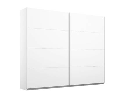 Dulap cu usi glisante MEMPHIS 226x210x62cm alb alpin, maner aluminiu