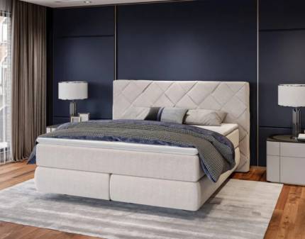 Pat Boxspring TREZZO 140/ 160/ 180cm personalizabil 
