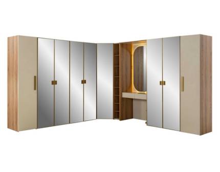 Dulap pe colt 347x372x230cm MELISSA