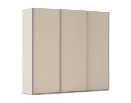 Dulap cu usi glisante TARO 242x223x69cm champagne, maner aluminiu  