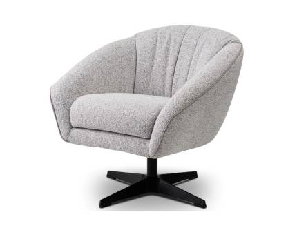 Fotoliu HEBE rotativ, cu design rotunjit, personalizabil 80x80xH78cm