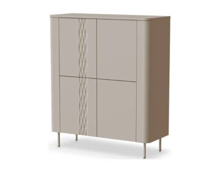 Comoda inalta TIRANTE 100x120x40cm casmir, picioare casmir 