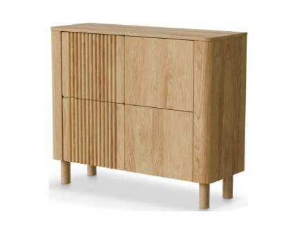 Comoda inalta ARANGO 110x93x40cm stejar Hickory 