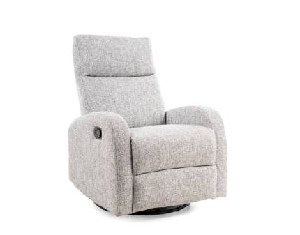 Fotoliu OLIMP cu recliner manual, material textil gri 72x80-160xH101cm