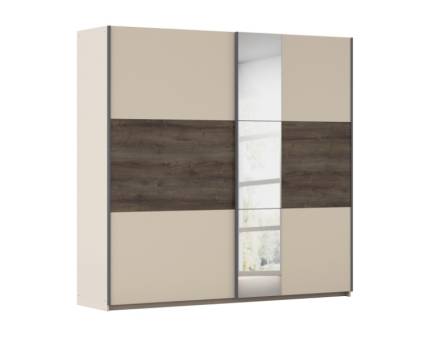 Dulap SAJO 218x210x59cm champagne/ Atlantic dark - oglinda