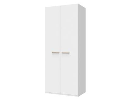 Dulap cu 2 usi cu balamale ALL ROOM CONCEPT 92x224x56cm alb mat