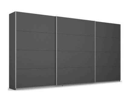 Dulap cu usi glisante KULMBACH 361x229x62cm gri metalic configurabil 