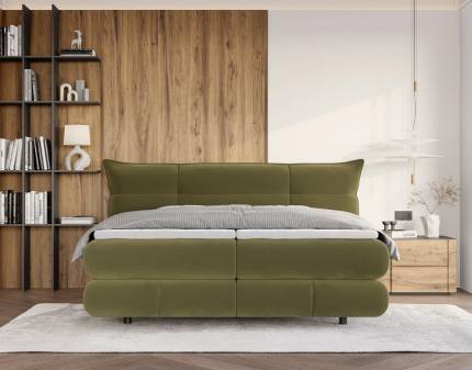 Pat Boxspring cu reglaj electric AURIS 140/ 160/ 180cm personalizabil