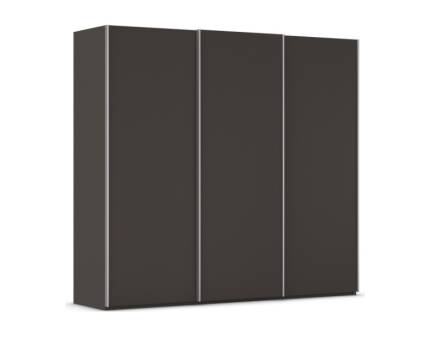 Dulap cu usi glisante TARO 242x223x69cm grafit, maner aluminiu