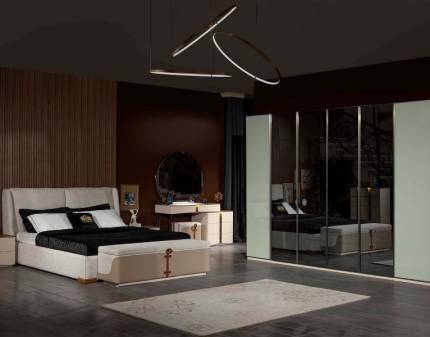 Dormitor OLINDA CU PAT DE 180X200CM Varianta 1