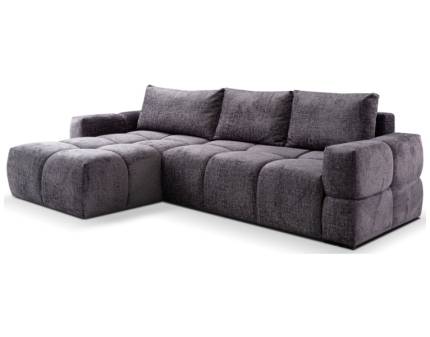 Coltar extensibil TAREMI MINI cu lada pentru depozitare, personalizabil 299x173cm 