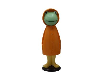 Figurina broasca Mica cu palton portocaliu