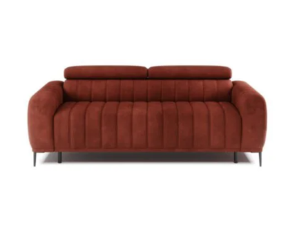 Canapea extensibila GANDI (140cm) cu tetiere reglabile, personalizabila 207x102cm