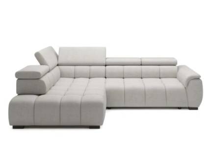 Coltar cu reglaj electric ALVIN L cu tetiere reglabile, personalizabil 297x205cm