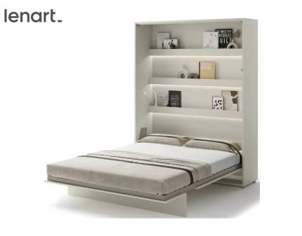 LENART BED CONCEPT BC-12 pat (160x200cm) rabatabil pe perete 171x46-228x218cm casmir